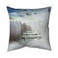 Fondo 20 x 20 in. Break At The Beach-Double Sided Print Indoor Pillow FO2795292